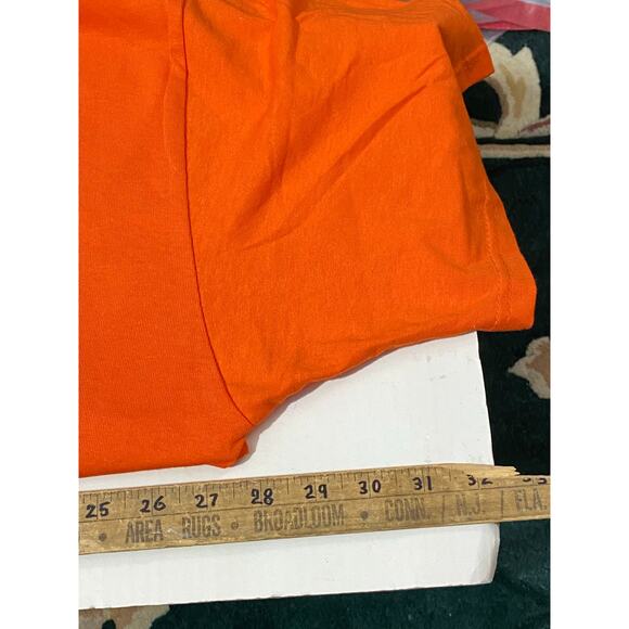 NWT Fugitive (You Never Saw Me) Funny Jail Break T-shirt Size 3XL Orange Cotton - Picture 3 of 8